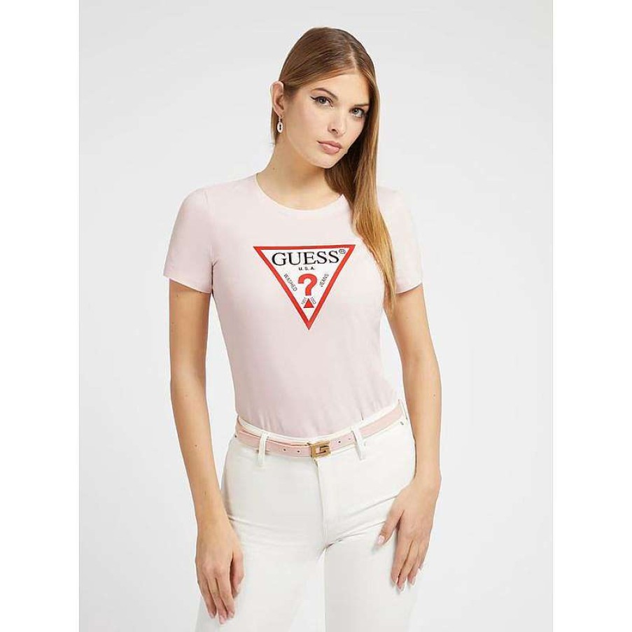 Guess T-Shirt Con Logo Triangolo Online