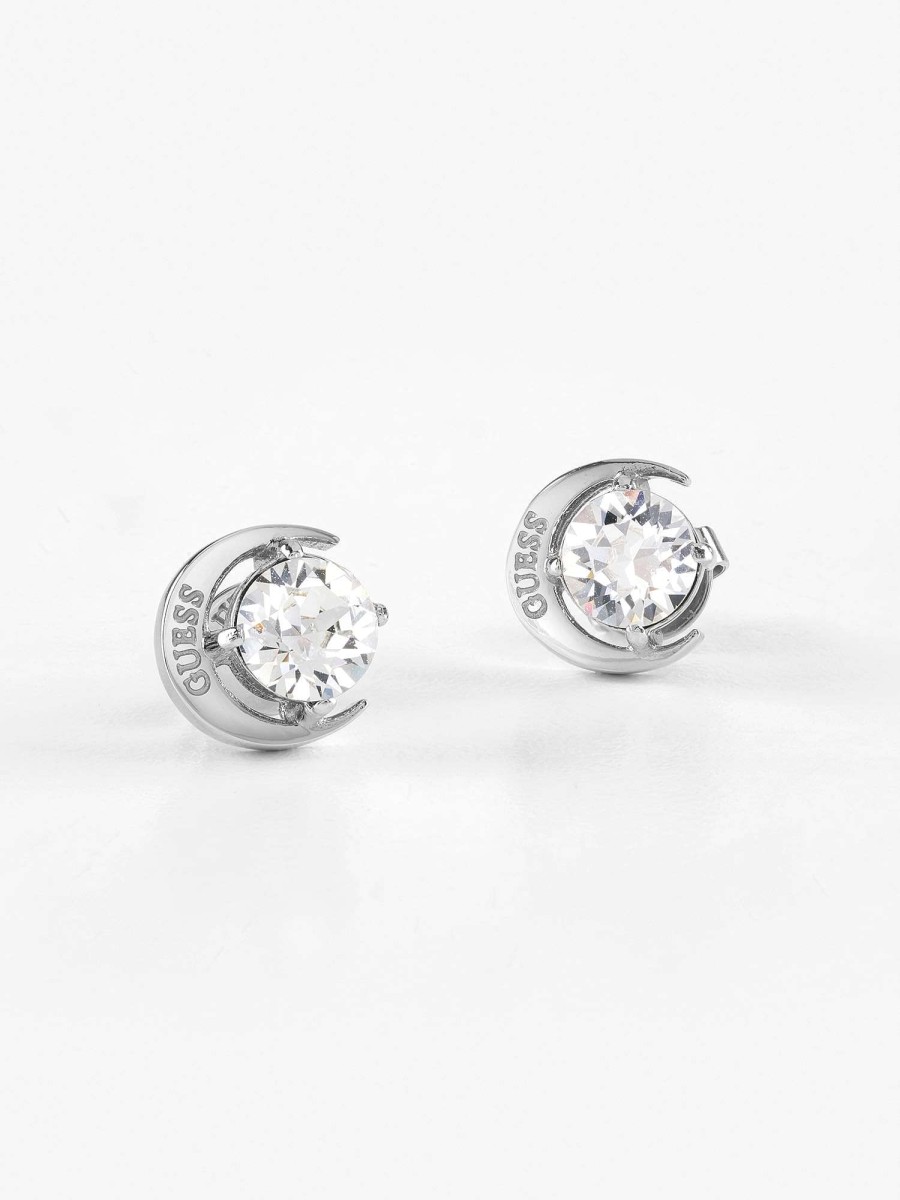 Guess Solitario E Borchie Luna 10Mm Online