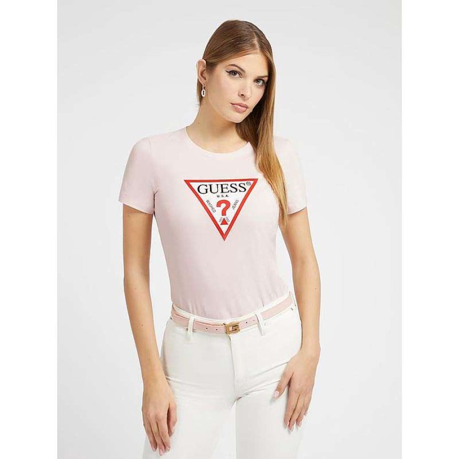 Guess T-Shirt Con Logo Triangolo Online