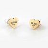 Guess Cuore Liscio Da 11 Mm E Logo Nero Clearance