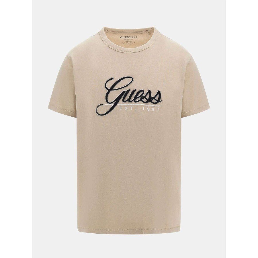 Guess Maglietta Ricamata 3D Ss Cn Guess New